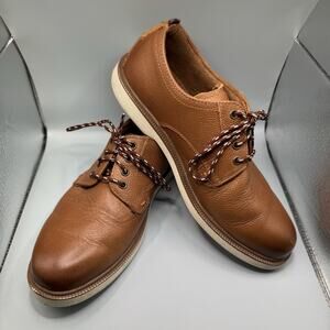 Florsheim Boys 3M Brown Leather Oxford Shoes ComforTech Dress Casual 16630